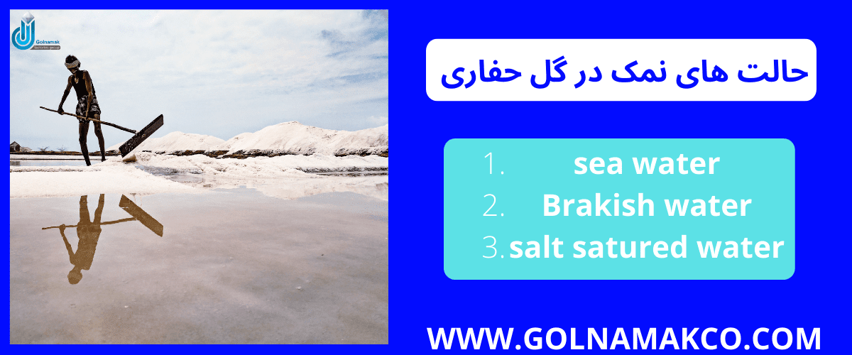 حالت های نمک در گل حفاری