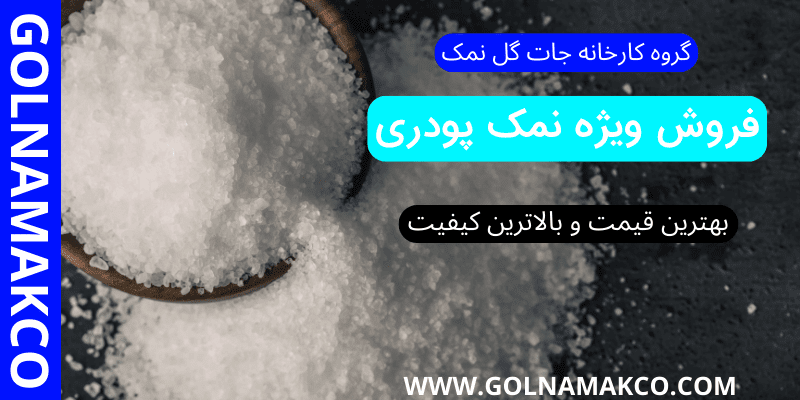 فروش ویژه نمک پودری