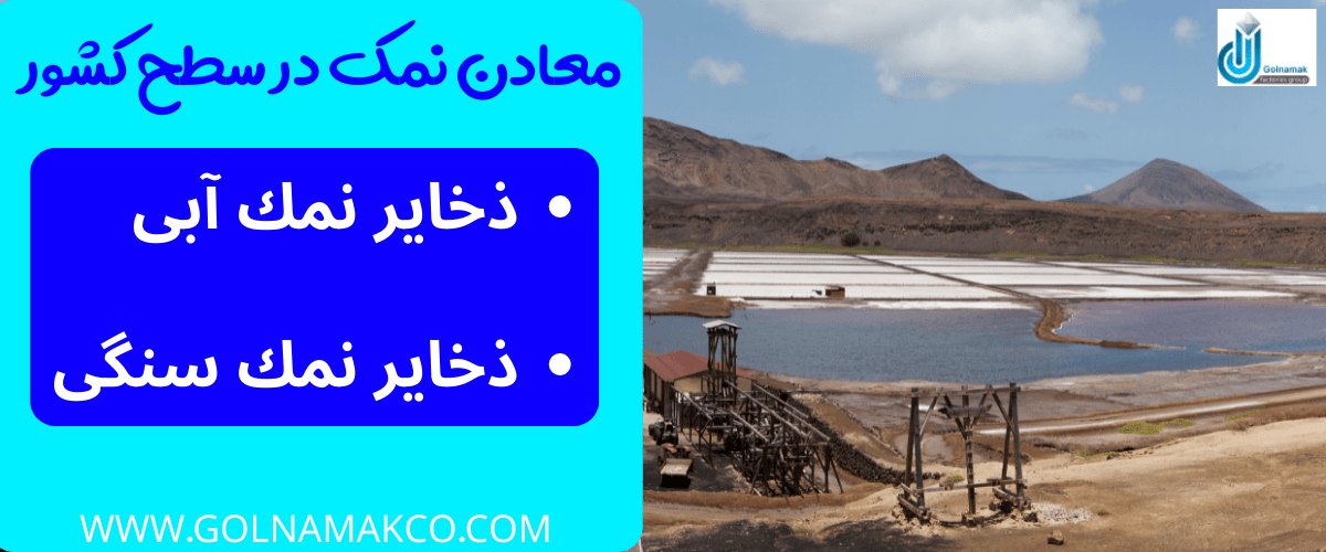 معادن نمک در سطح کشور